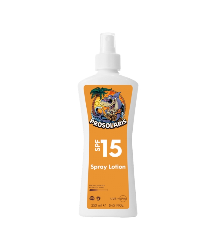 Prosolaris SPF15 Spray Gel - Professional range sunscreen prosolaris