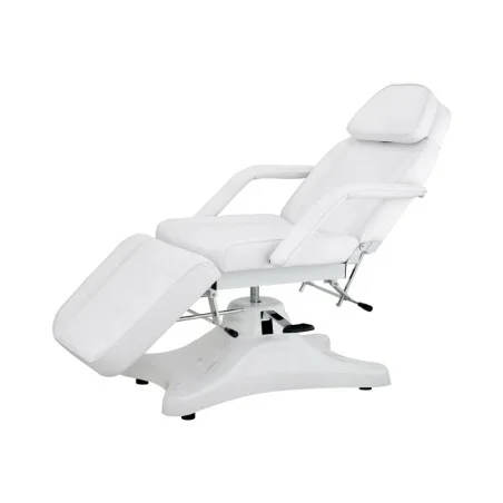 Camilla Hidráulica de Estética Weelko 3 Cuerpos PVC Blanca - Camillas y sillones - Weelko