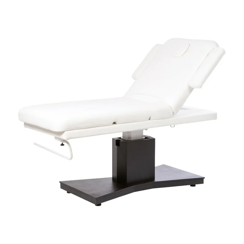 i-Medstetic Bere Electric Massage Table with Three Motors and PU White Upholstery - SPA treatment beds - i-Medstetic