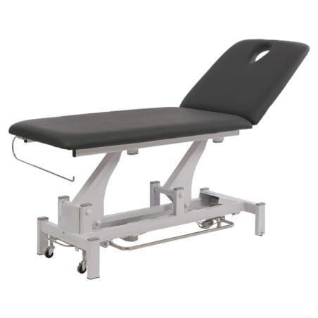 Weelko 2-Section Electric Physiotherapy Table with Headrest and Wheels  -  Electric Treatment Beds - Weelko