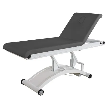 Weelko Black Electric Massage Table - Adjustable Height & Backrest  -  Electric Treatment Beds - Weelko