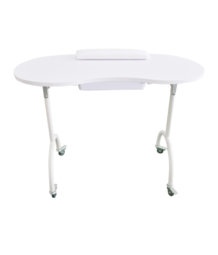 Portable manicure table with drawer manicure tables
