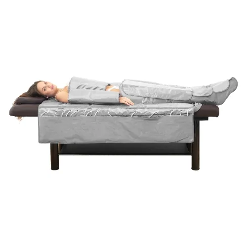 Complete suit with 3-in-1 digital pressotherapy blanket
