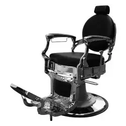 Atlanta Barber Chair Black with Hydraulic Pump - i-Medstetic: Ultimate comfort and adjustability.  - Barber chairs - i-Medstetic