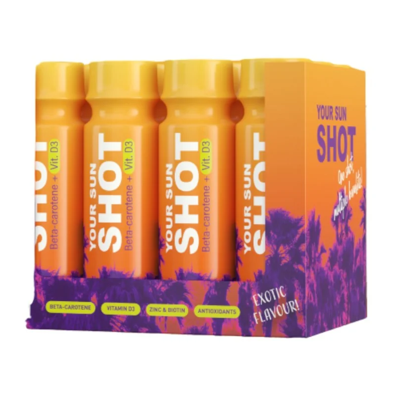 Bebibles Your Sun Shot - Complément alimentaire pour bronzage optimal - - Nutricosmétique