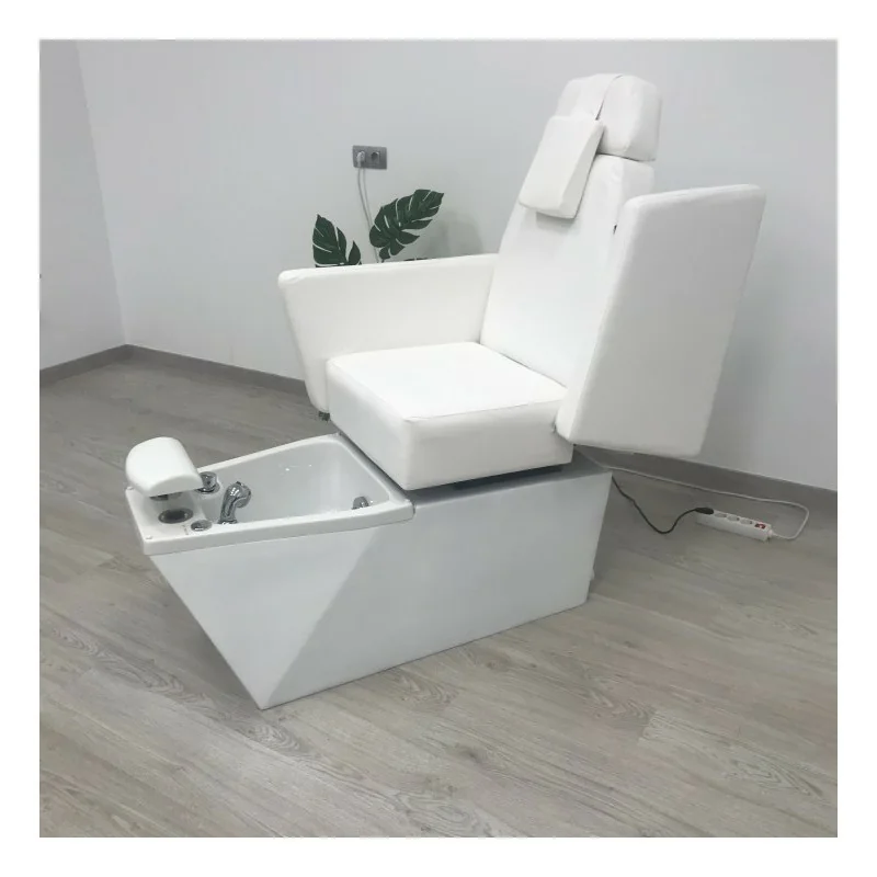 NeoBeauty Fauteuil de Pédicure LED SPA Luxe Blanc - NeoBeauty - Chaises de pédicure et baignoires