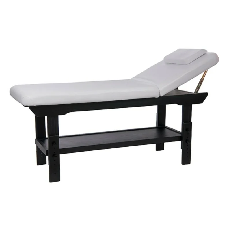 Fixed wooden massage table Chor Weelko with adjustable backrest - Stretchers and armchairs - Weelko