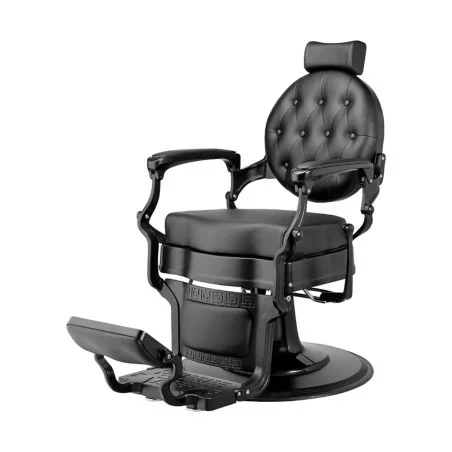 Sillón de Barbero Buzz Black Negro Weelko - Elegancia y Confort - Sillones barbero - Weelko