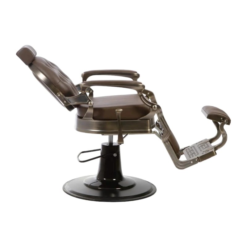 Weelko Vintage Bronze Barber Chair: Ultimate Comfort and Style  - Barber chairs - Weelko