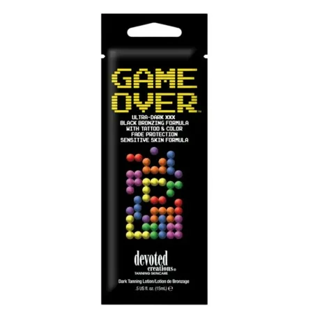 Game Over 15ml - Devoted Creations - Acelerador de Bronceado - Sobres Monodosis - Devoted Creations