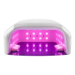 Pink LED Nail Drying Lamp - High Capacity, Ergonomic Design - drying lamp -