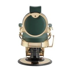 Buzz Gold Green Barber Chair by Weelko - Elegance and Comfort  - Barber chairs - Weelko