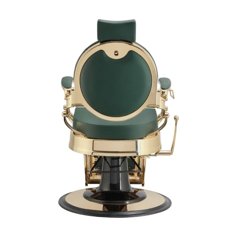 Buzz Gold Green Barber Chair by Weelko - Elegance and Comfort