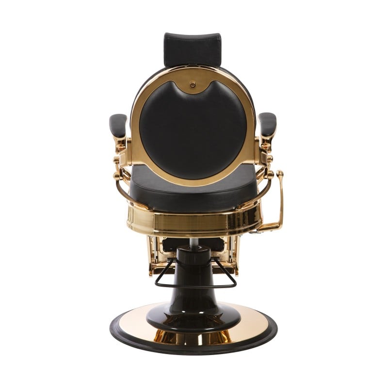 Buzz Gold Black Weelko Barber Chair  - Barber chairs - Weelko