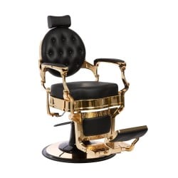 Weelko Barberstuhl Buzz Gold Black – Eleganz und Komfort vereint - Weelko  - Barbersessel