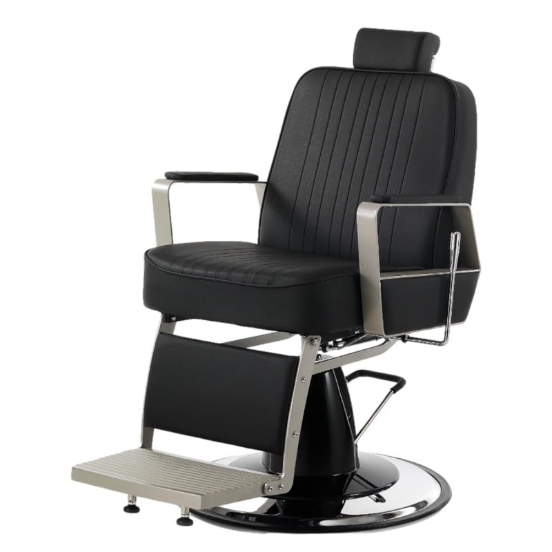 Moscu Black Barber Chair  - Barber chairs - i-Medstetic