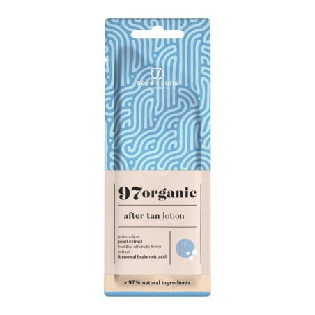 7suns Cosmetics Loção Pós-Bronzeamento Orgânica 15ml  - Saquetas de dose única  - 7suns Cosmetics