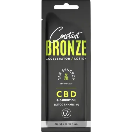 7suns Constant Bronze Accelerator CBD & Carrot Oil Lotion 20 ml.  - Bustine monodose - 7suns Cosmetics