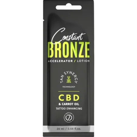 7suns Cosmetics Lotion Accélérateur de Bronzage CBD & Huile de Carotte 20ml - 7suns Cosmetics - Sachets à dose unique