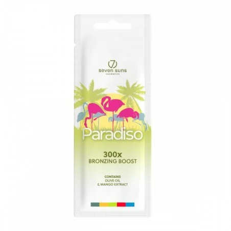 7suns Coloured PARADISO 300x 15ml Acelerador de Bronzeado - Saquetas de dose única - 7suns Cosmetics