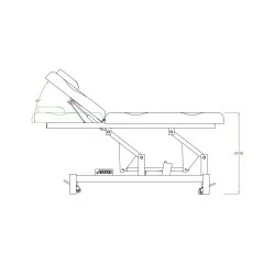 Maca Elétrica de Massagem 2 Corpos 1 Motor - Weelko - Macas elétricas - Weelko