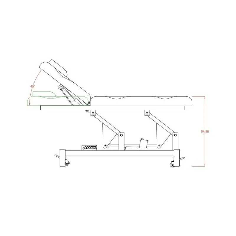 Table de Massage Électrique Weelko Lumb 1 Moteur - Weelko - Tables électriques