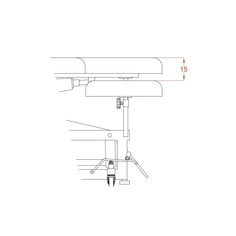 Weelko Acrum High-Performance Electric Physiotherapy Table - Electric Treatment Beds - Weelko