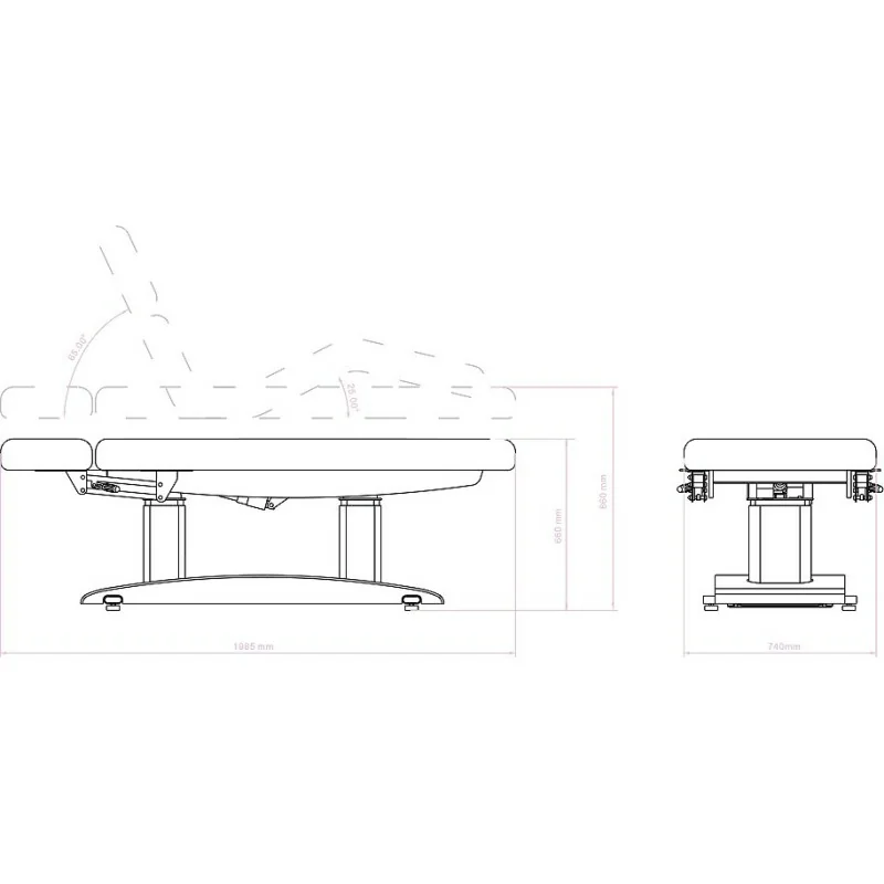 Table de Spa Électrique Weelko 4 Moteurs avec Matelas PU - Weelko - Tables électriques