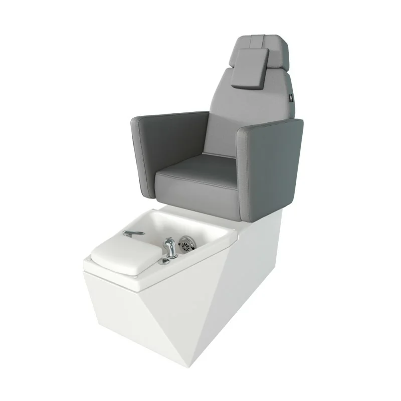 NeoBeauty LED Grey Pedicure Spa Chair - Ultimate Comfort & Elegance - Pedicure chairs and bathtubs - NeoBeauty