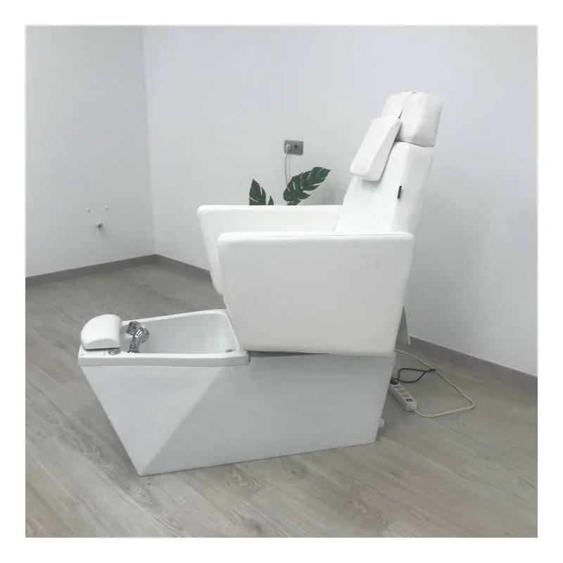 NeoBeauty LED Grey Pedicure Spa Chair - Ultimate Comfort & Elegance - Pedicure chairs and bathtubs - NeoBeauty