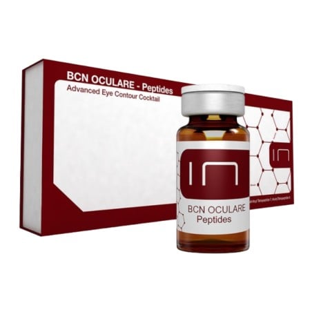 BCN Oculare Peptides Contour des Yeux 3ml Flacon Boîte de 5 flacons - Institute BCN - Actifs de mésothérapie microneedling - ...